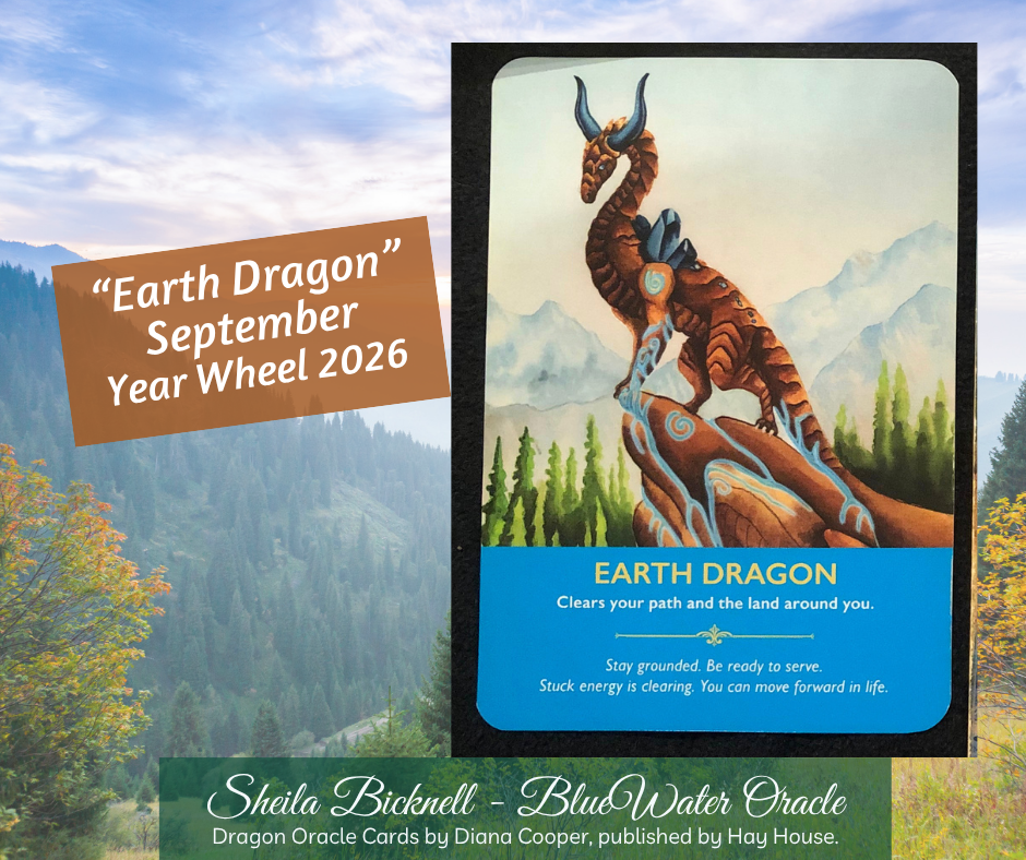 Earth Dragon September card Year Wheel reading 2026